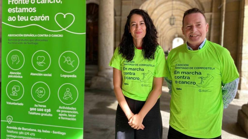 Presentación de al caminata En Marcha contra el Cáncer en Santiago