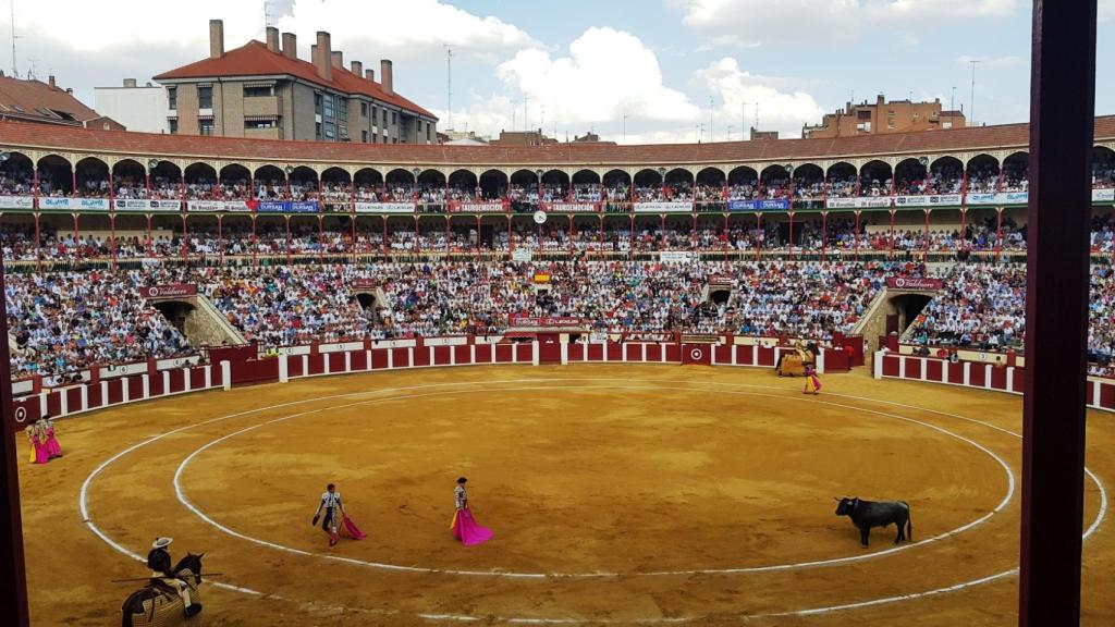 Impresionante aspecto del coso vallisoletano