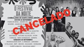 No todos los festivales salen bien: se cancela O Festival da Noite en Brión (A Coruña)