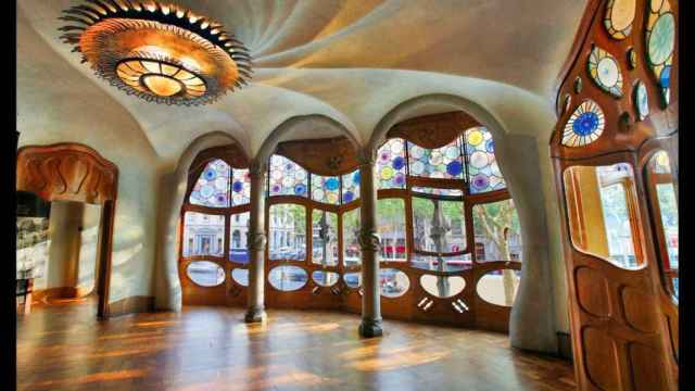 Interior de la Casa Batlló, en Barcelona.