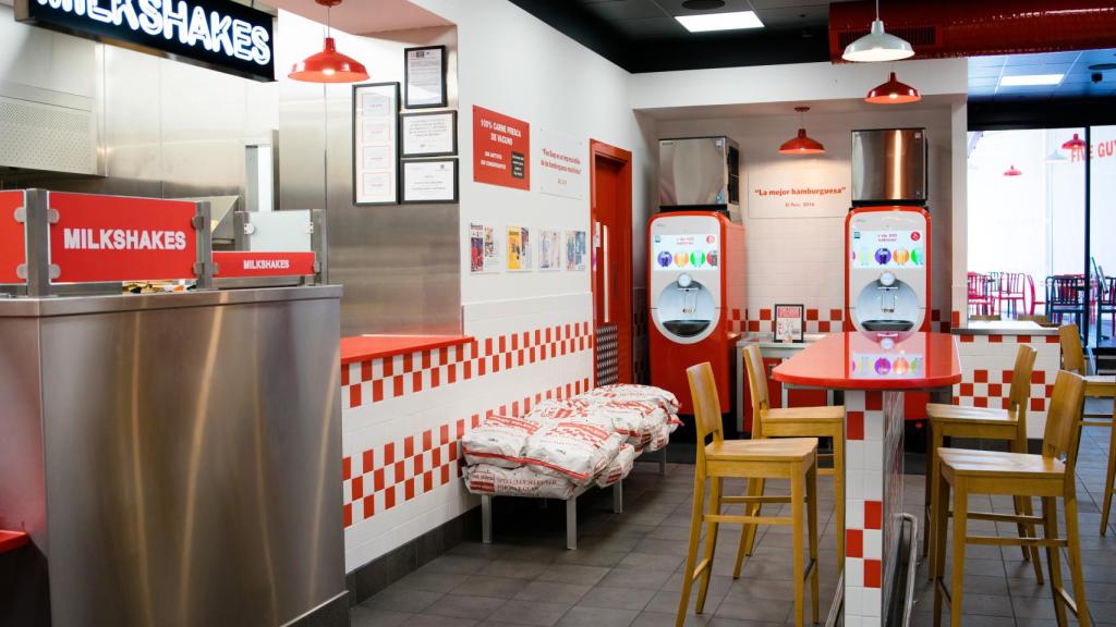Restaurante Five Guys.