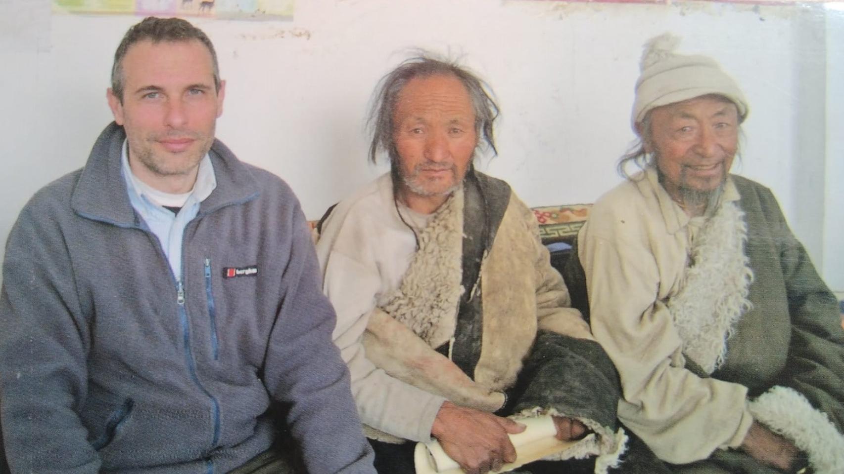 Alay en uno de sus viajes a la Región Autónoma del Tíbet.