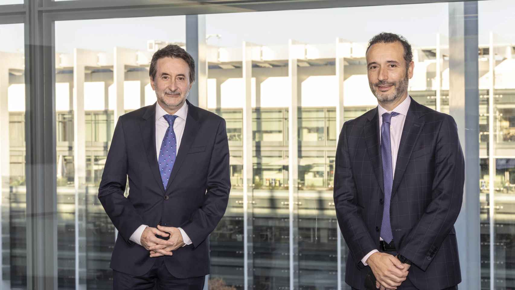 Los consejeros delegados de Repsol y Pontegadea, Josu Jon Imaz y Roberto Cibeira, respectivamente, en 2021.