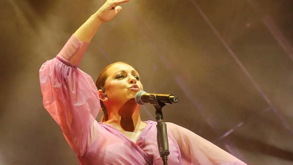 Niña Pastori en su concierto en Valladolid
