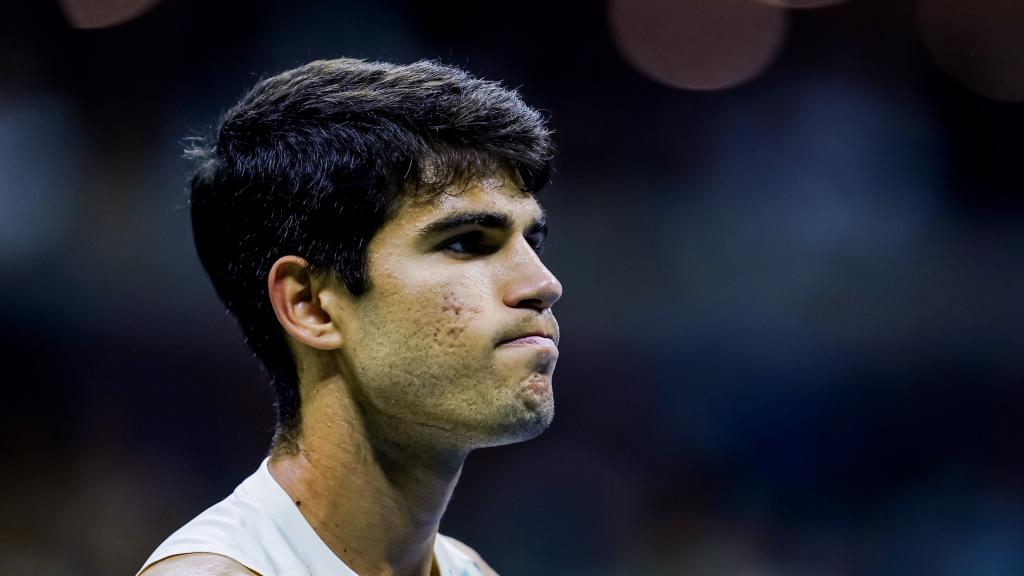 Carlos Alcaraz, tras caer en el US Open