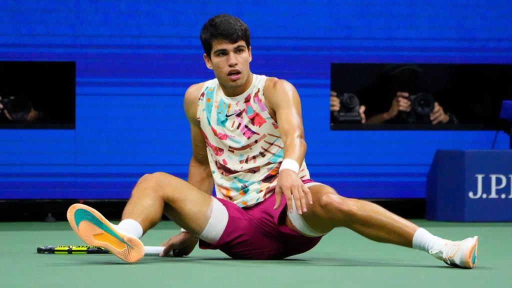 Carlos Alcaraz, en el US Open