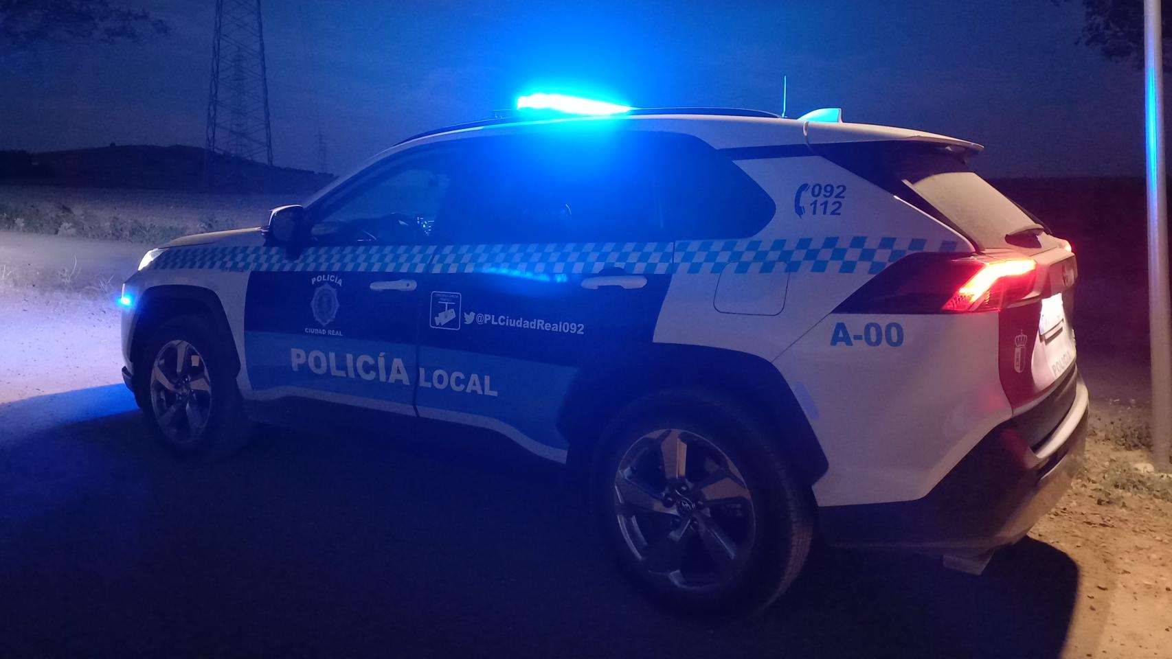 Un coche de la Policía Local de Ciudad Real.