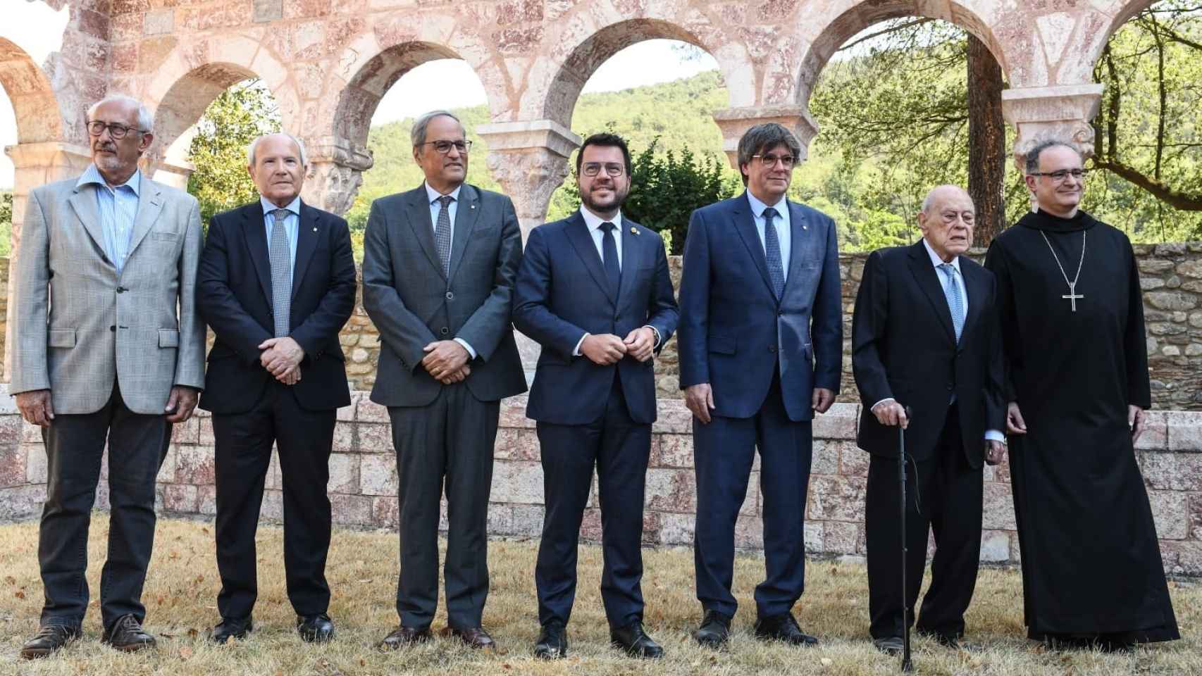 Puigdemont, Torra, Más y Aragonés claman por la independencia catalana en la víspera de la Diada