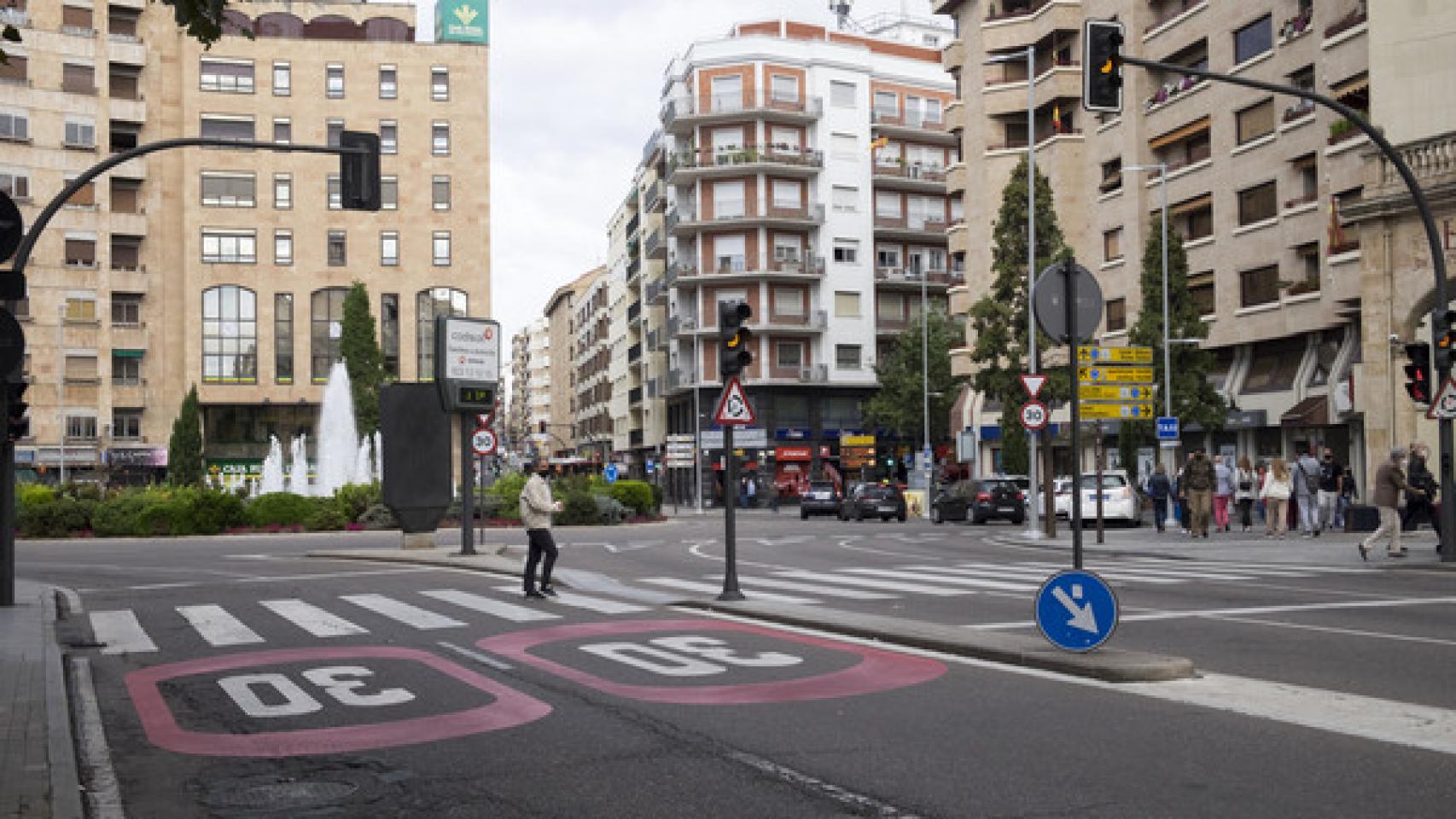 Un día sin coches en la Semana de la Movilidad en la ciudad de Salamanca