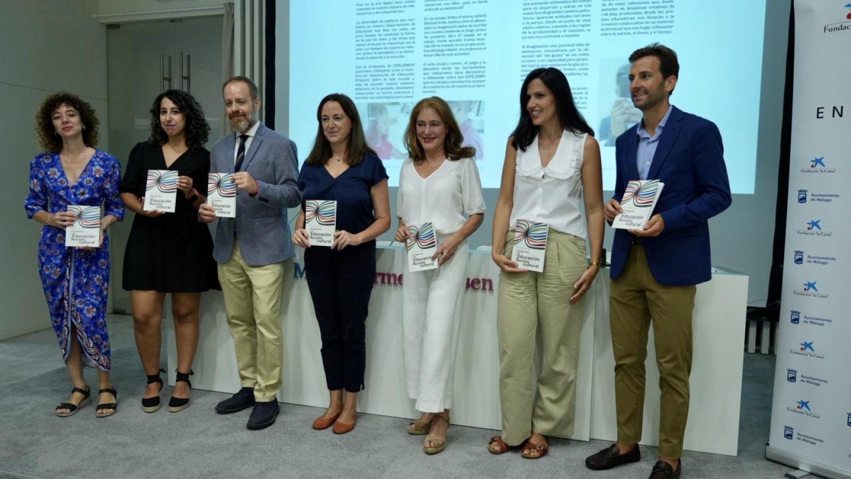 Un momento de la presentación en el Museo Carmen Thyssen de Málaga.