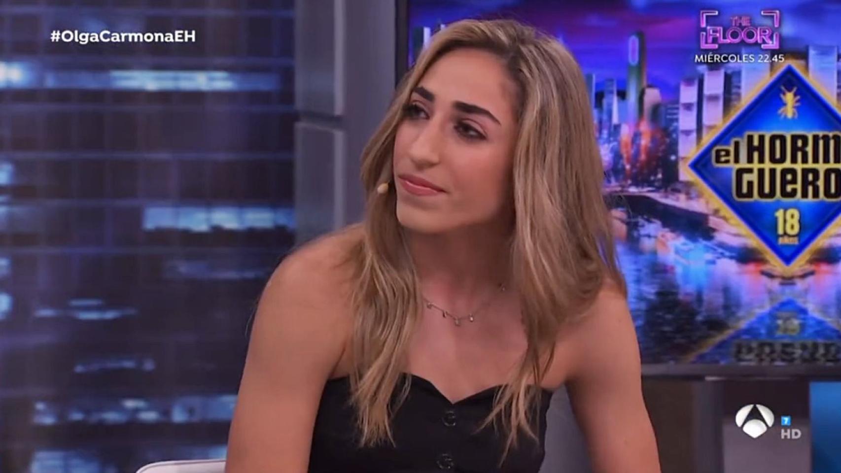 Olga Carmona en 'El Hormiguero'.