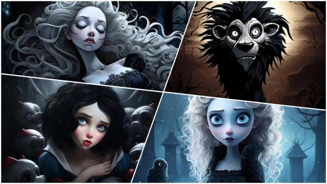 Una IA recrea clásicos de Disney al estilo Tim Burton y el director responde: Como si un robot te roba el alma