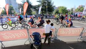 Celebración del Día de la Bici en Valladolid en una edición anterior