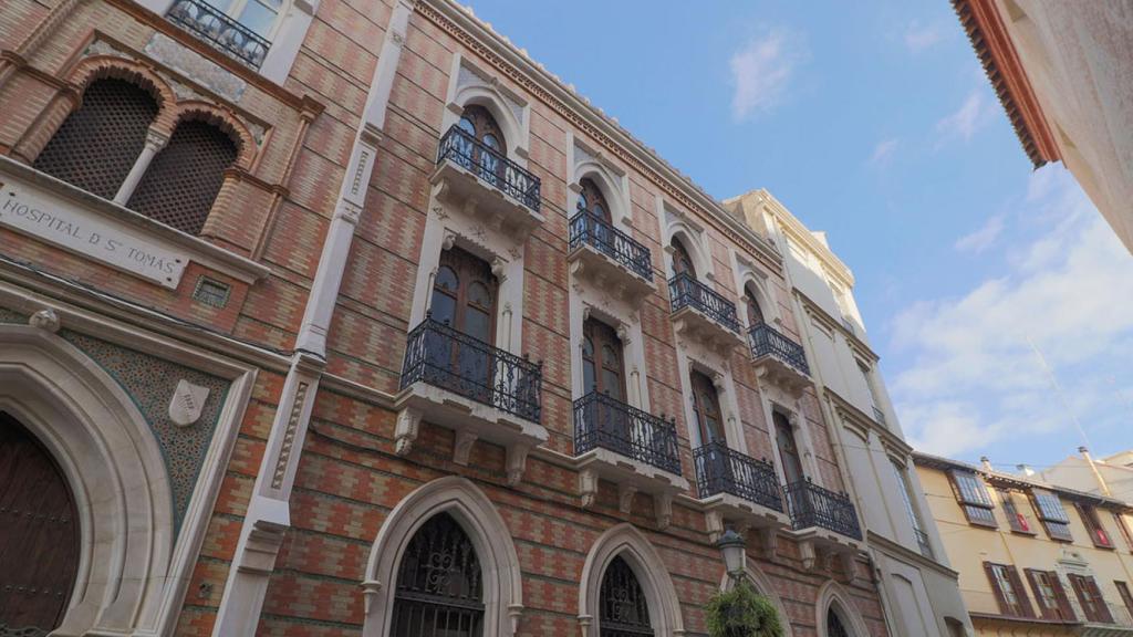 Imagen del antiguo Hospital Santo Tomás de Málaga.