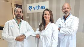 El equipo médico de la Unidad del Dolor de Vithas en Málaga.