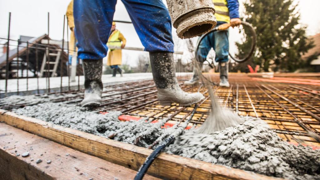 El hormigón, material clave en la construcción de edificios