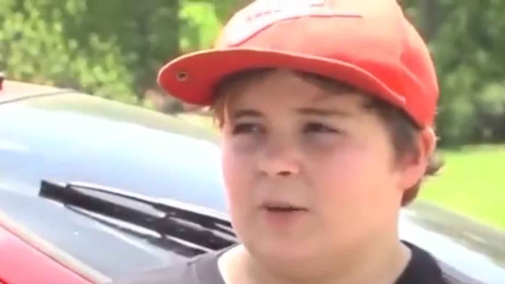 Chris Gaither, el niño de 11 años que disparó a un ladrón que entraba en su casa
