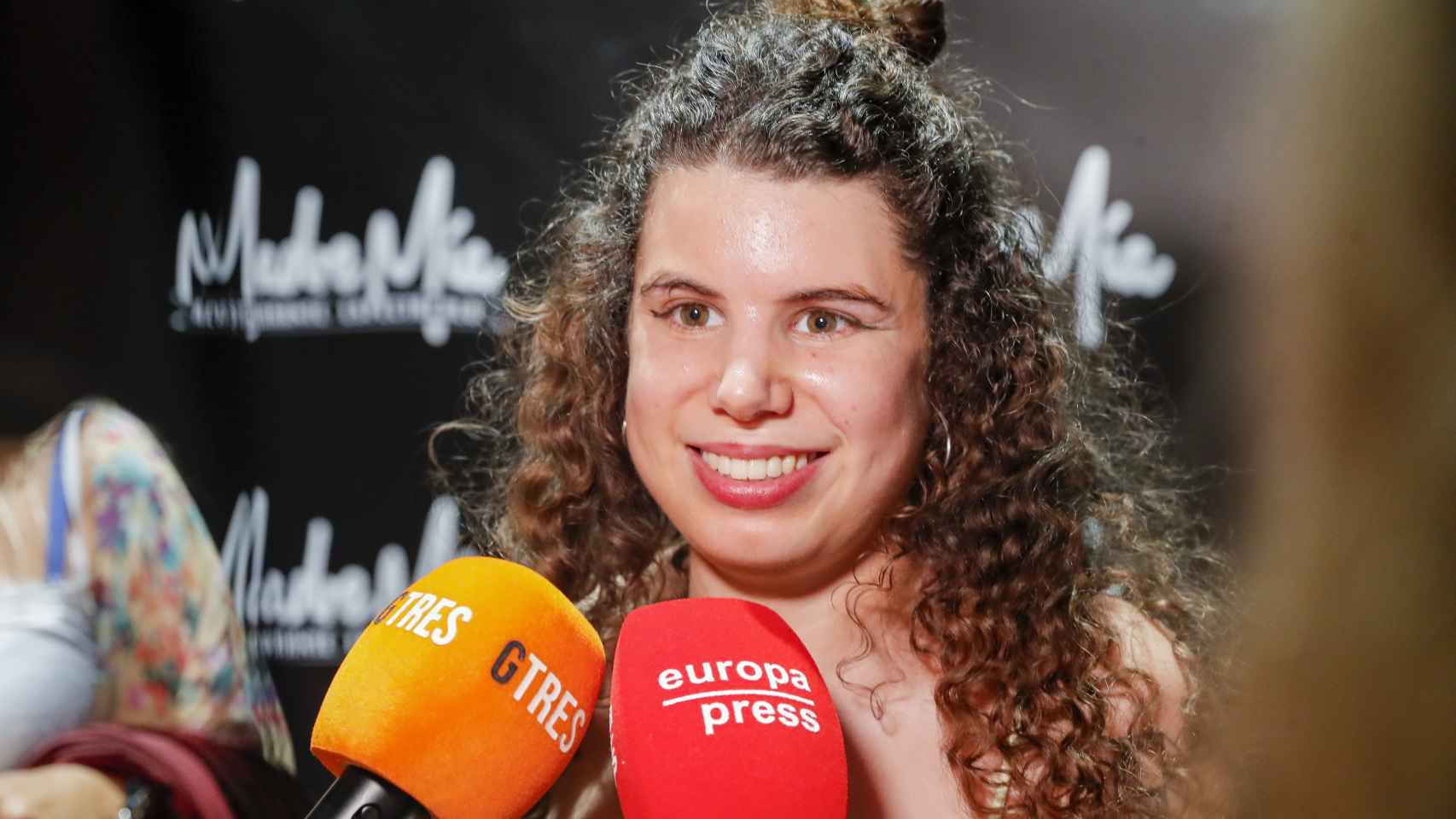Carla Vigo en su último acto público, en Madrid, el pasado 7 de septiembre de 2023.