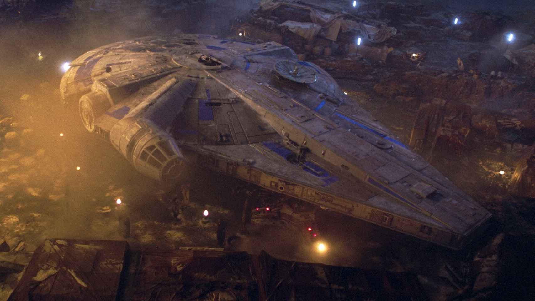 El Halcón Milenario, una de las naves más emblemáticas de 'Star Wars'