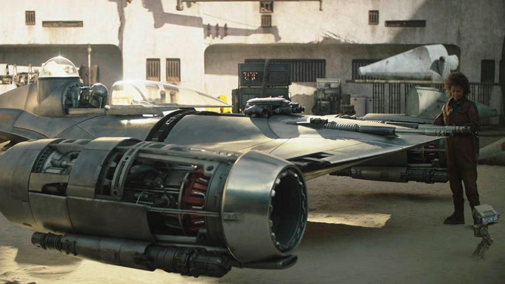 El caza estelar N-1 en 'The Mandalorian'.