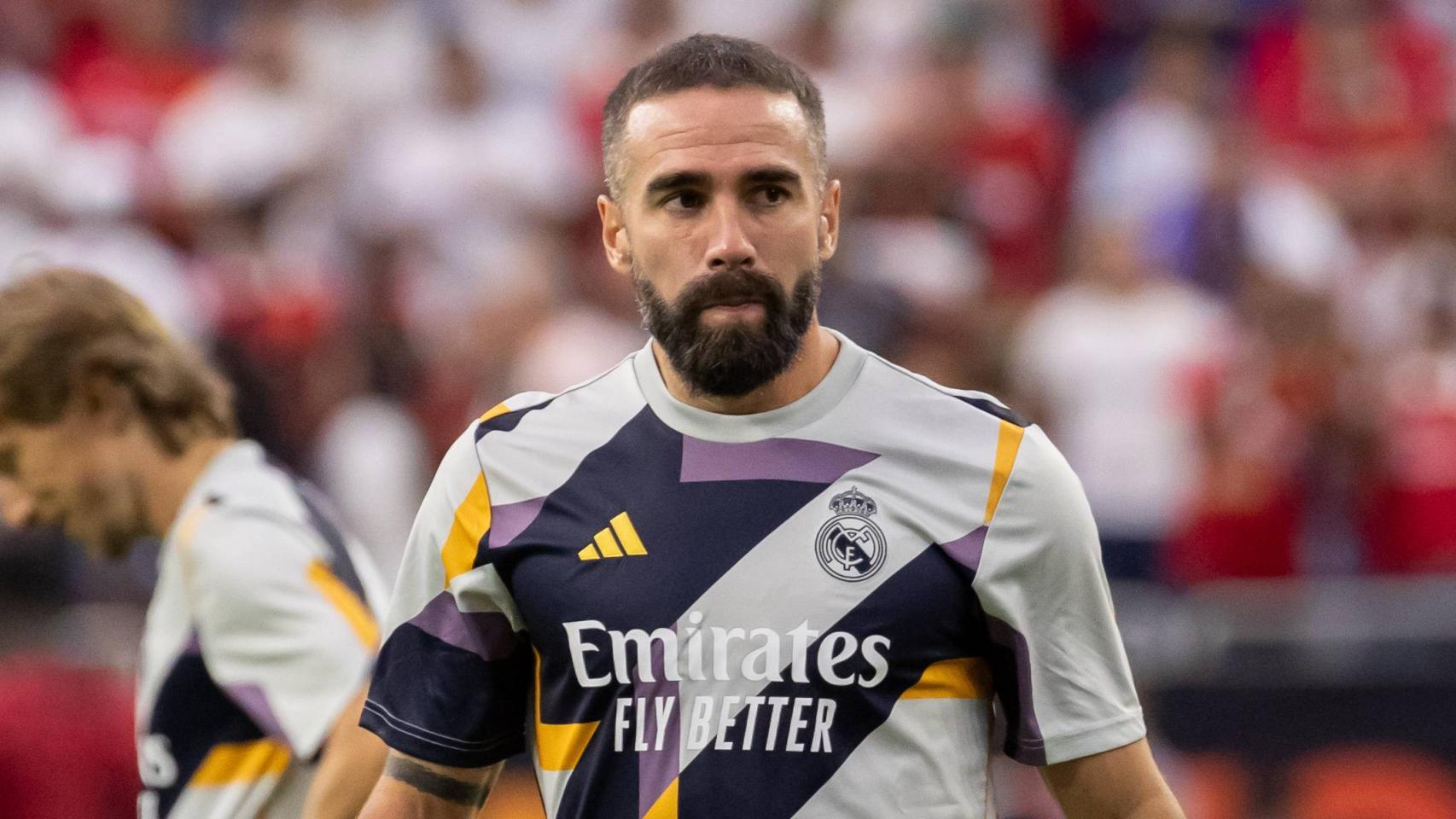 Dani Carvajal, con el Real Madrid