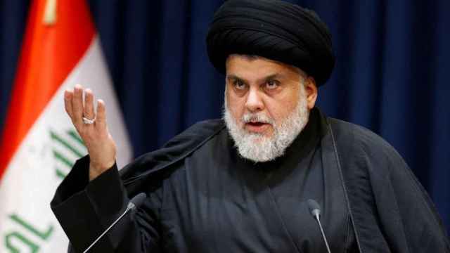 El influyente clérigo chií iraquí Muqtada al Sadr.