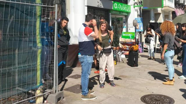 Rodaje de ‘Operación Marea Negra’ en la calle Arévalo