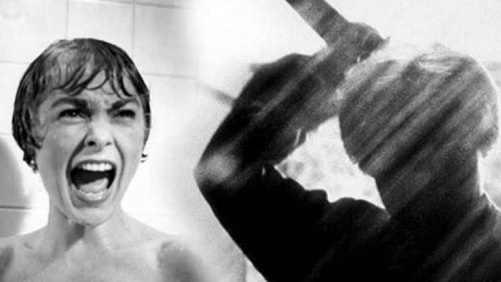 Cartel de la proyección de la película 'Psycho' en los Cines Casablanca