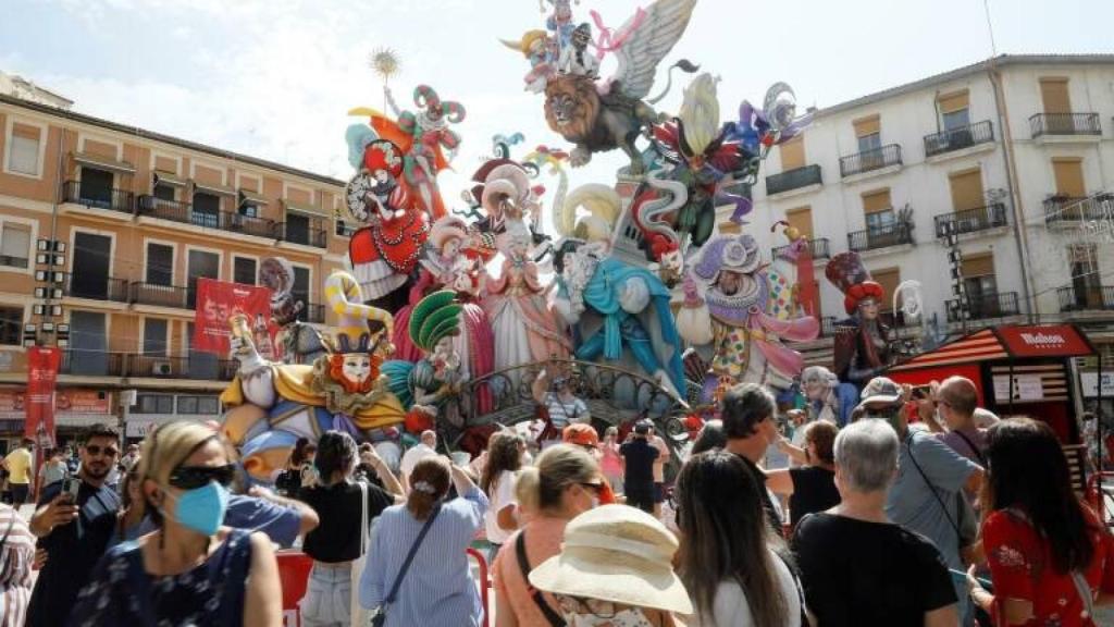 Imagen de las Fallas de Valencia.