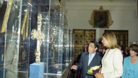 La infanta Cristina durante la inauguración de las primeras Edades del Hombre en Zamora, año 2001