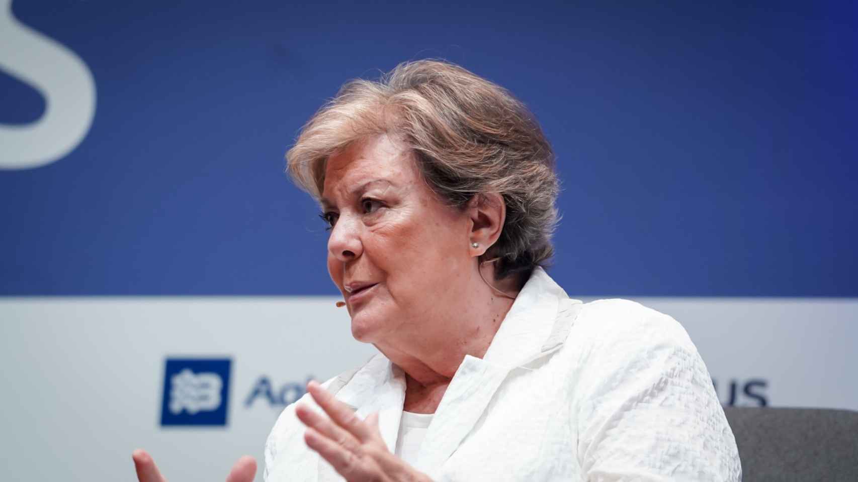 Enriqueta Chicano, en su ponencia en el II Observatorio de los ODS.