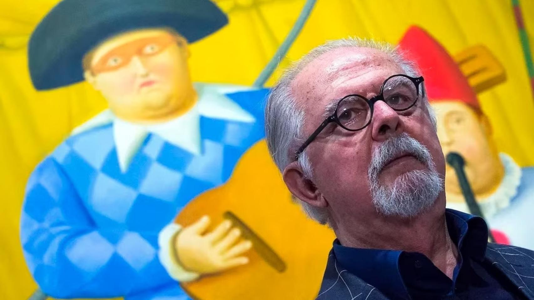 En la imagen, el artista colombiano Fernando Botero.