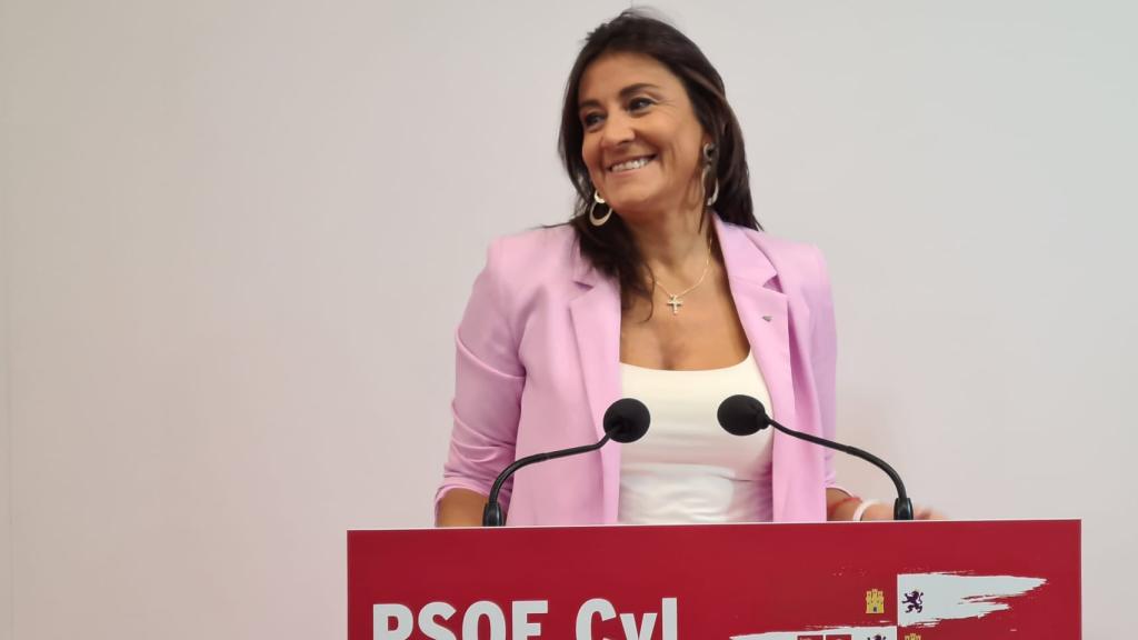 La secretaria de Organización del PSOE en Castilla y León, Ana Sánchez