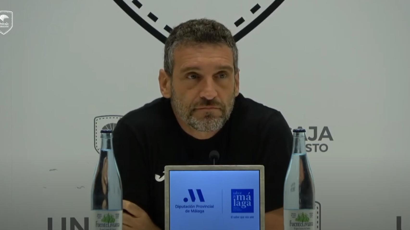 Ibón Navarro durante la rueda de prensa previa a la Supercopa Endesa.