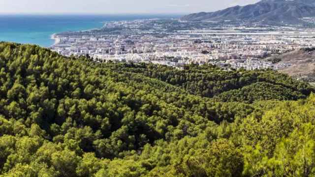 Imagen aérea de Málaga.
