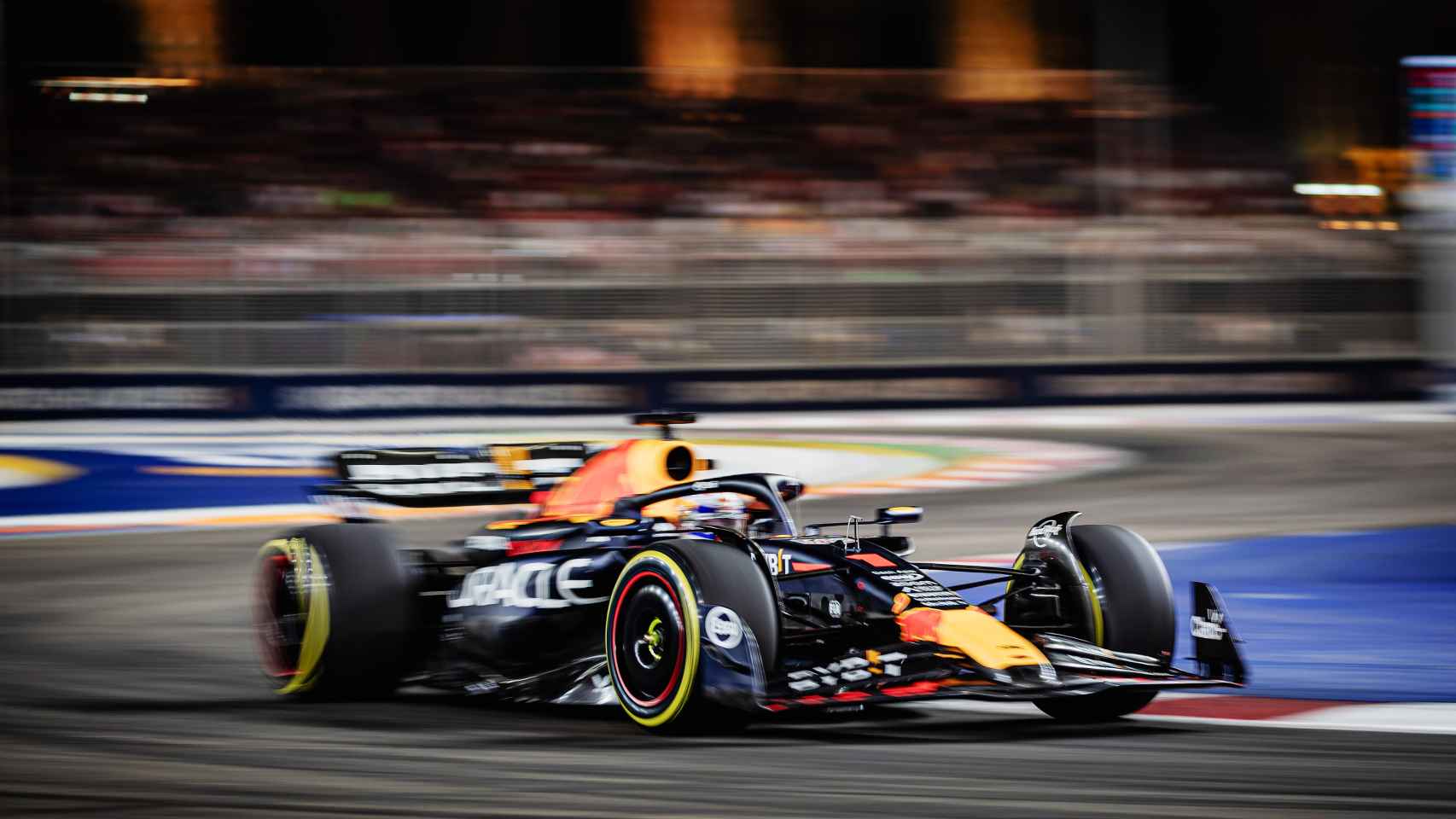 Max Verstappen, en el GP de Singapur