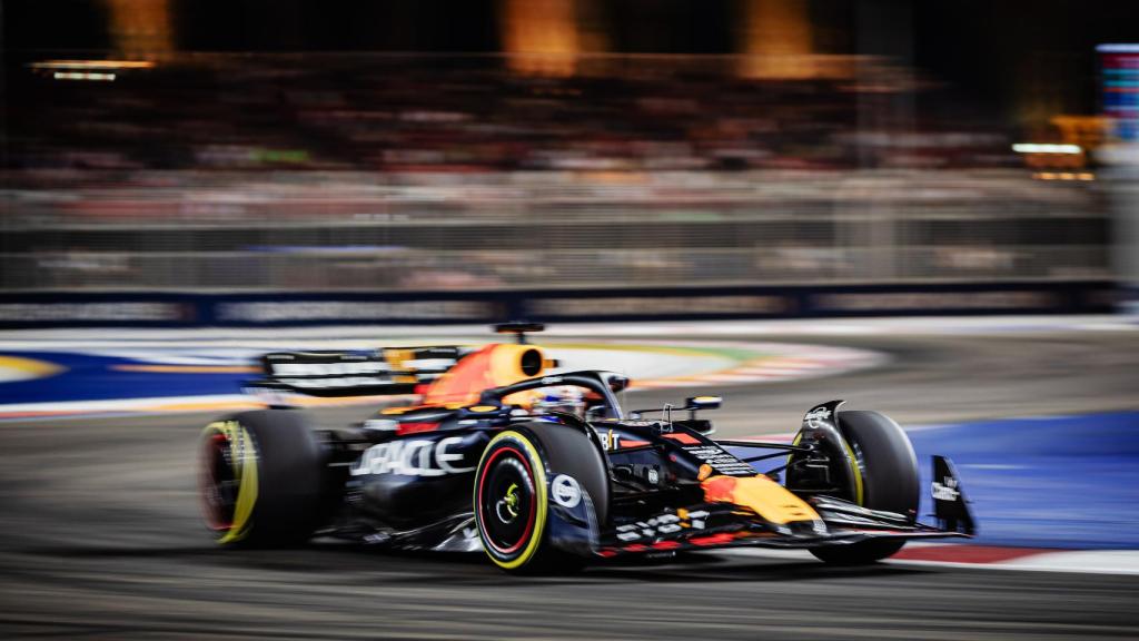 Max Verstappen, en el GP de Singapur