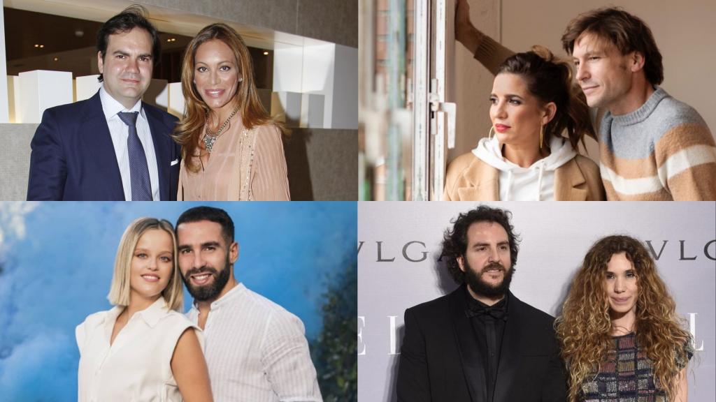 Gema Ruiz y Juan Díaz, Lucía Jiménez y Benito Sagredo, Dani Carvajal y Daphne Cañizares, Borja Thyssen y Blanca Cuesta