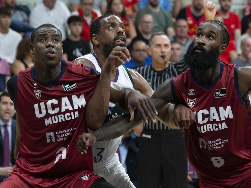 Will Thomas durante el UCAM Murcia vs. Unicaja de Málaga