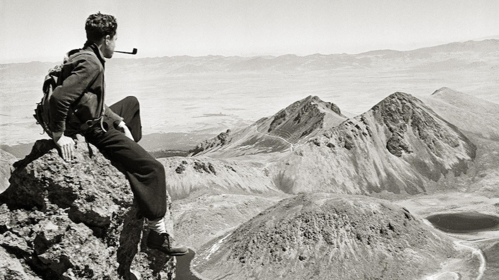 Autorretrato de Juan Rulfo en el Nevado de Toluca, México, 1950.