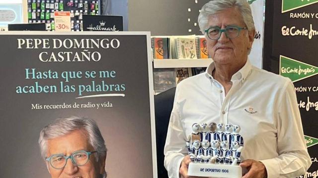 Pepe Domingo Castaño durante una visita a A Coruña.