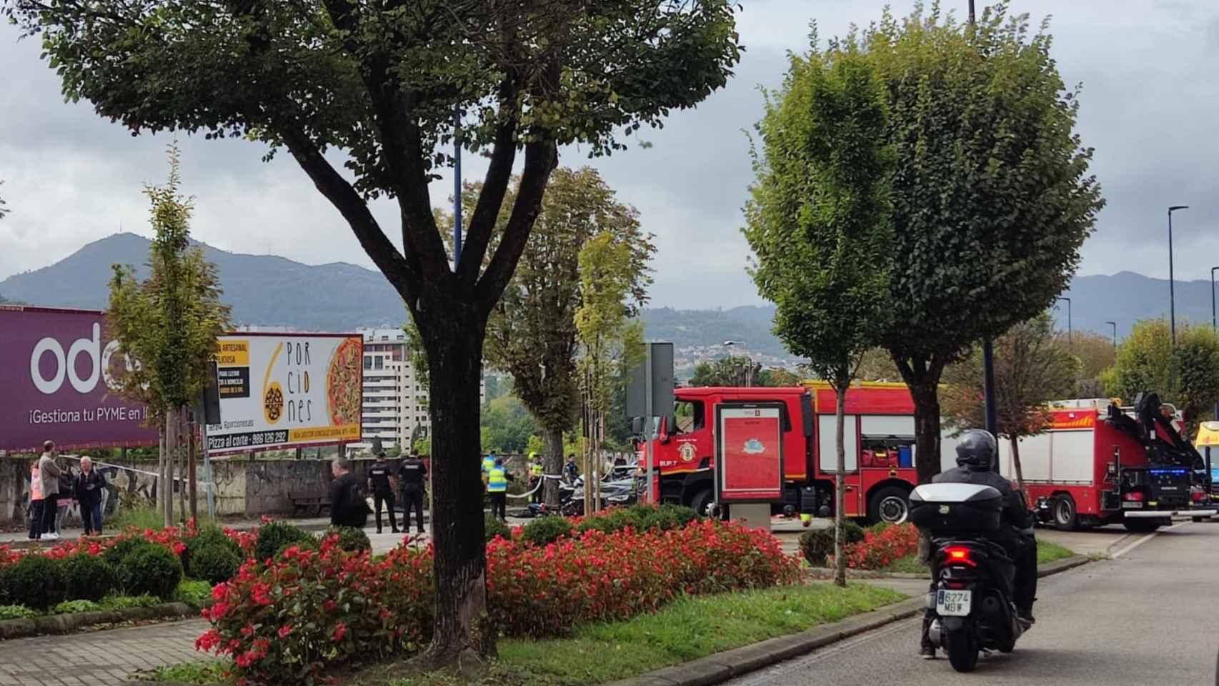 Accidente en la Gran Vía.