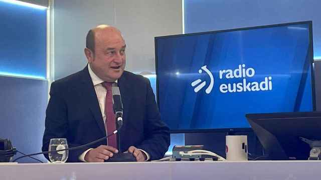 El presidente del PNV, Andoni Ortuzar, este lunes en Radio Euskadi.