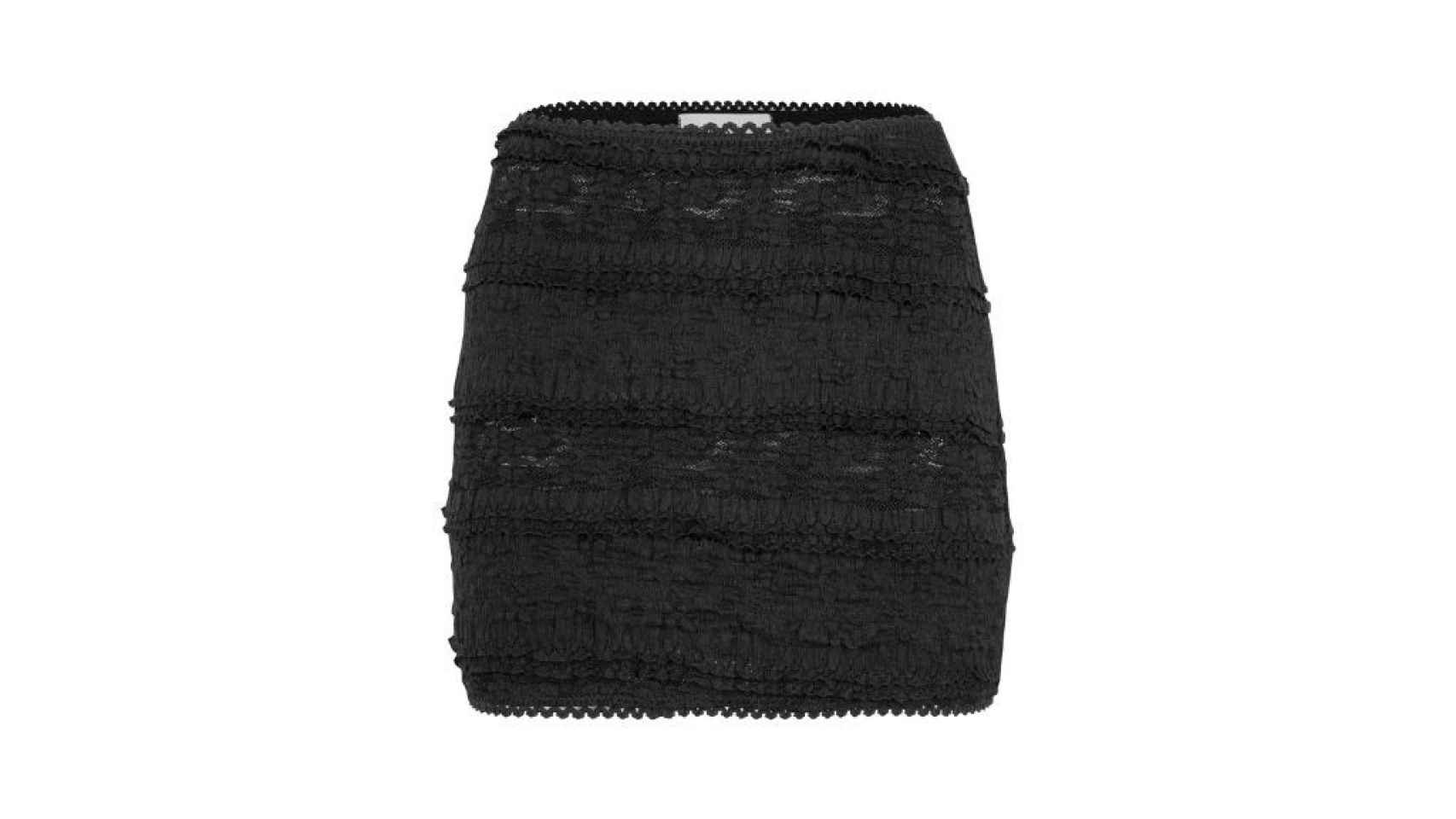 Minifalda Davida negra, de Charo Ruiz, por 169 euros.