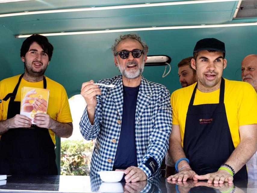 Massimo Bottura y su hijo Charlie