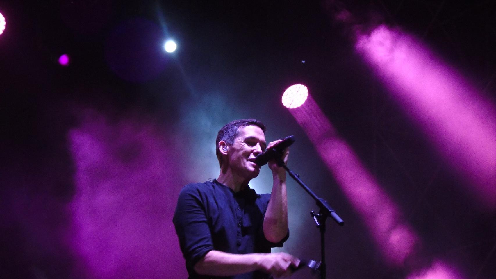 Jorge Ruiz, vocalista de Maldita Nerea, en el Sabatic Fest de Málaga.