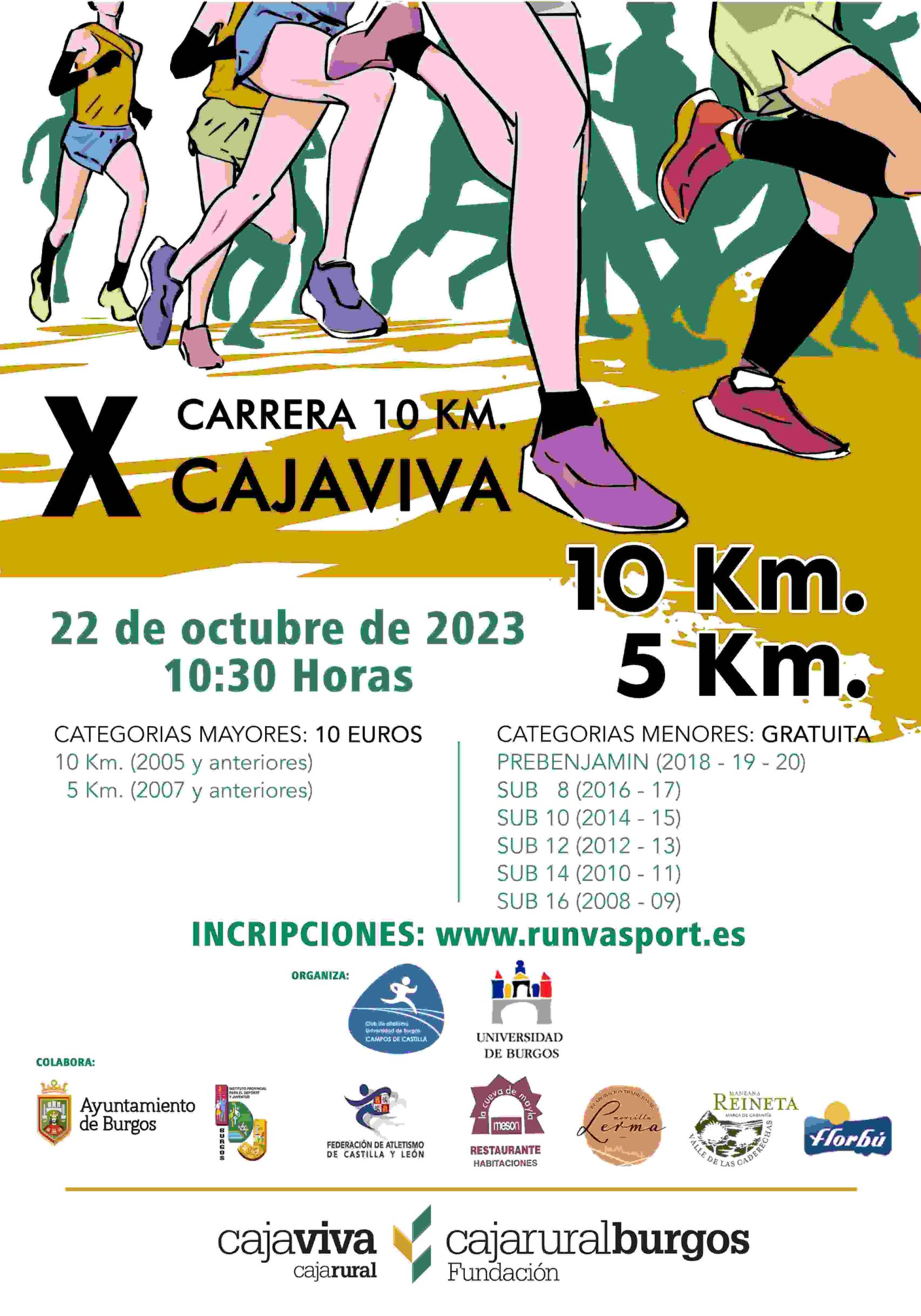 Décima edición de la '10 KM Cajaviva'