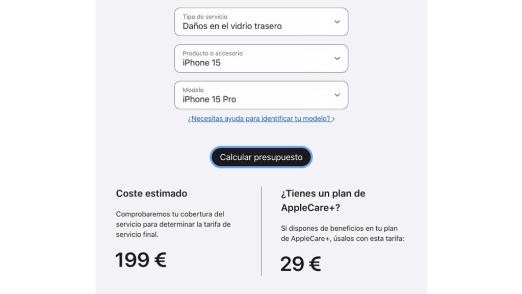 Reparación de un iPhone 15 Pro.