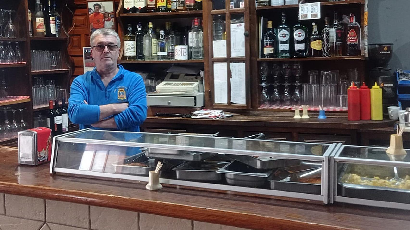 José María Sigüenza Puertas en el Restaurante-Mesón Rusky de Tordesillas