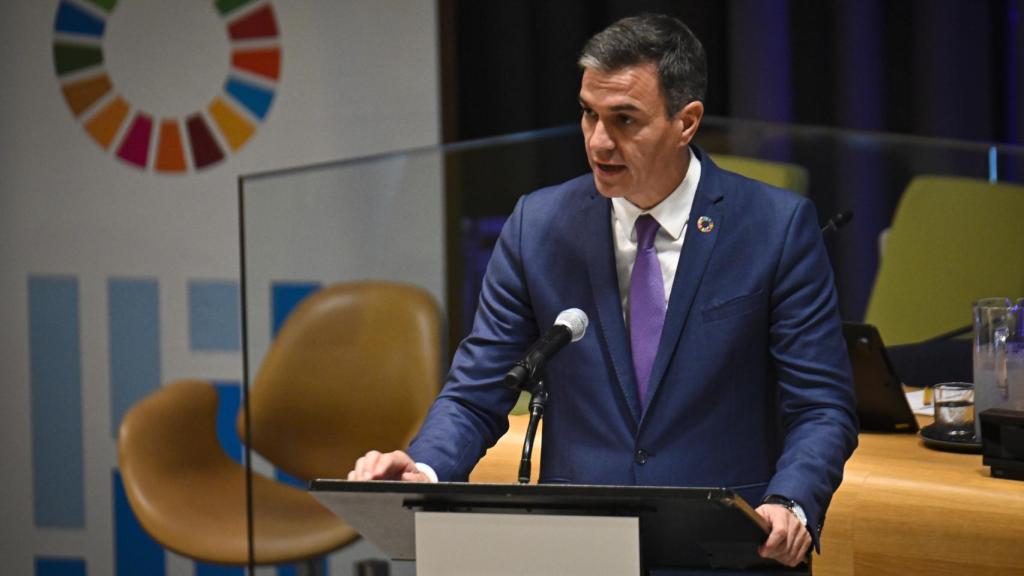 Pedro Sánchez en la cumbre de la ONU sobre los ODS